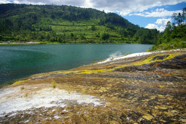 Новая Зеландия. Парк Orakei Korako.