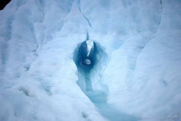 Franz Josef Glacier (полет на вертолете).