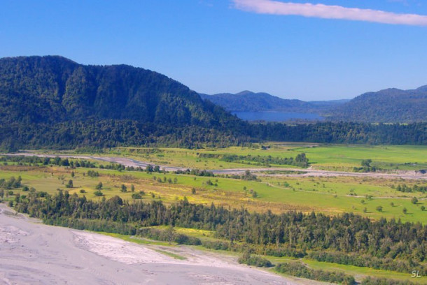 Franz Josef Glacier (полет на вертолете).