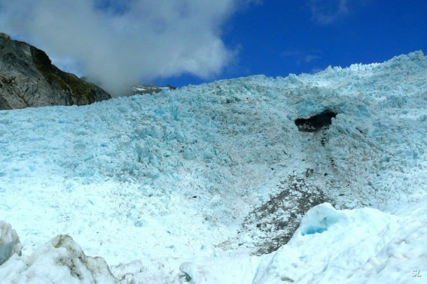 Franz Josef Glacier (полет на вертолете).