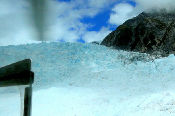 Franz Josef Glacier (полет на вертолете).