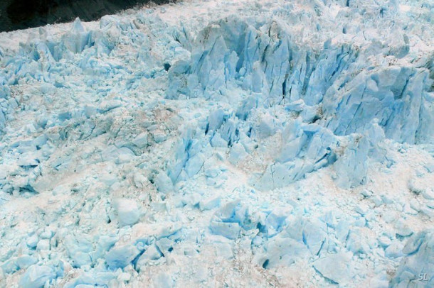 Franz Josef Glacier (полет на вертолете).