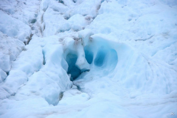 Franz Josef Glacier (полет на вертолете).