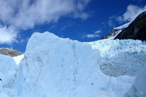 Franz Josef Glacier (полет на вертолете).