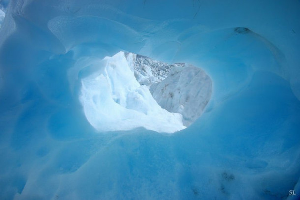 Franz Josef Glacier (полет на вертолете).