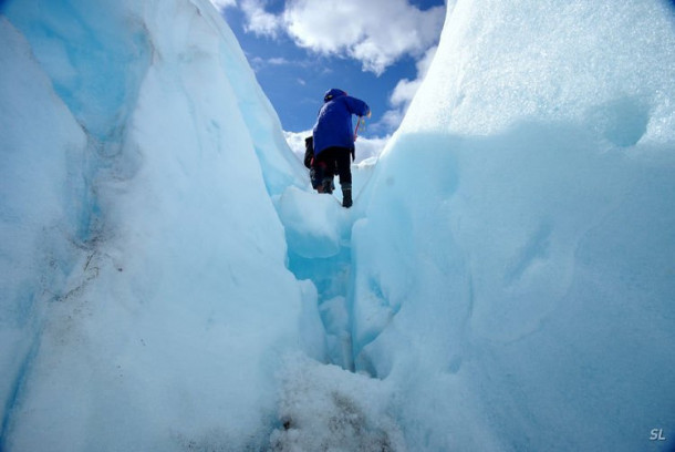 Franz Josef Glacier (полет на вертолете).