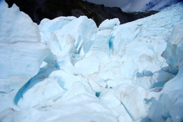 Franz Josef Glacier (полет на вертолете).