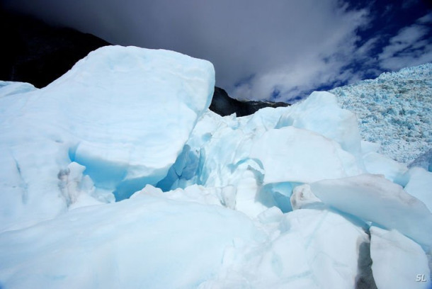 Franz Josef Glacier (полет на вертолете).