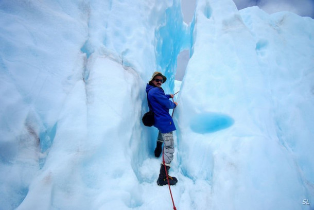 Franz Josef Glacier (полет на вертолете).