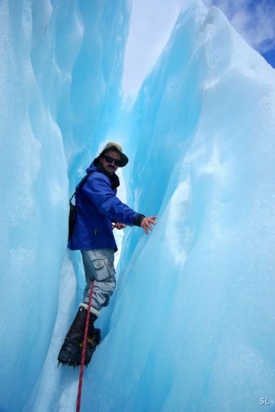 Franz Josef Glacier (полет на вертолете).