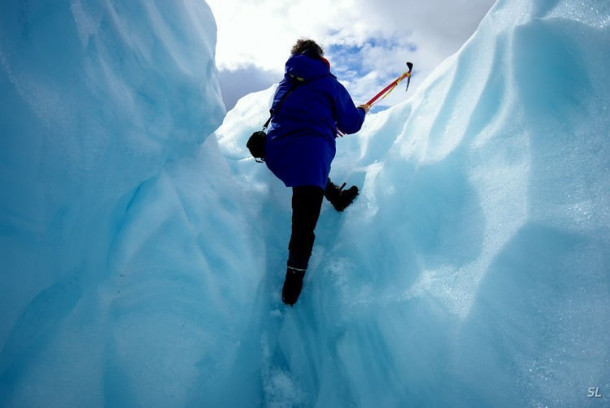 Franz Josef Glacier (полет на вертолете).