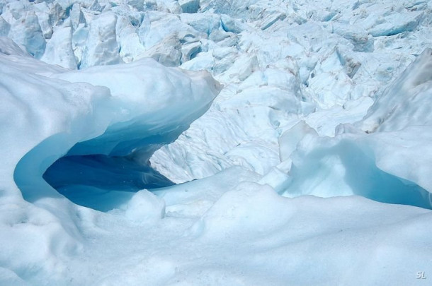 Franz Josef Glacier (полет на вертолете).