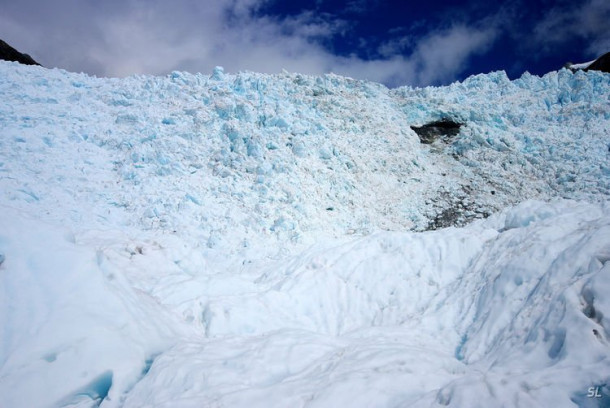 Franz Josef Glacier (полет на вертолете).