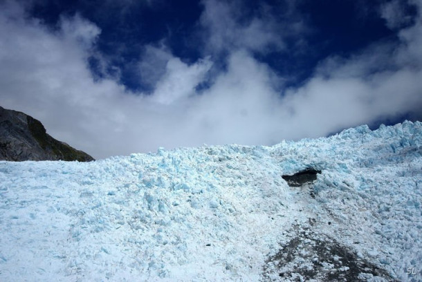 Franz Josef Glacier (полет на вертолете).