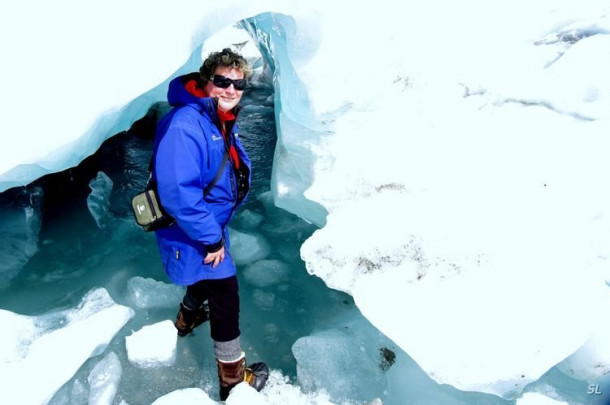 Franz Josef Glacier (полет на вертолете).