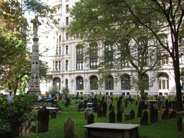 New York. Trinity Church. St. Paul\'s Chapel.