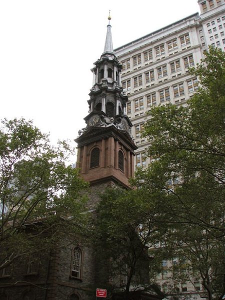 New York. Trinity Church. St. Paul\'s Chapel.