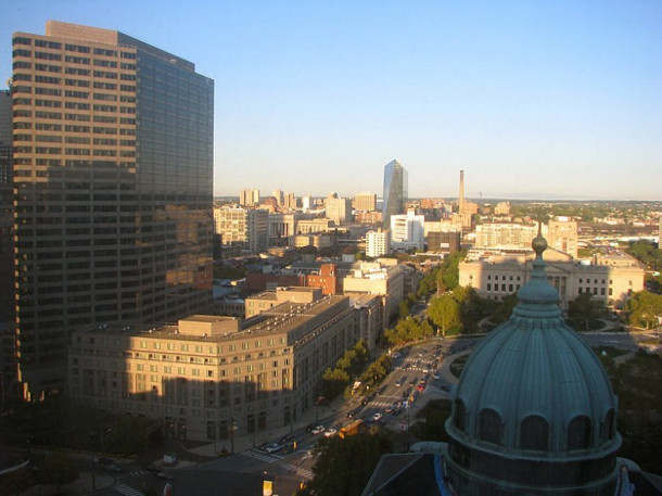 Philadelphia. LOVE park. Municipal Services Building. Logan Circle.