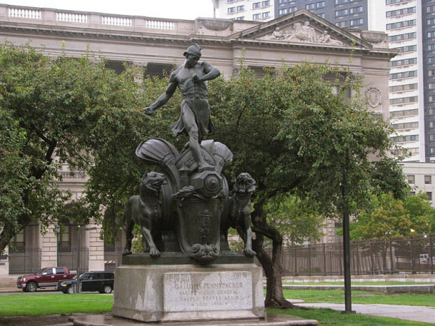 Philadelphia. Cathedral of Saints Peter and Paul. Shekspear memorial. Academy of Natural Sciences.