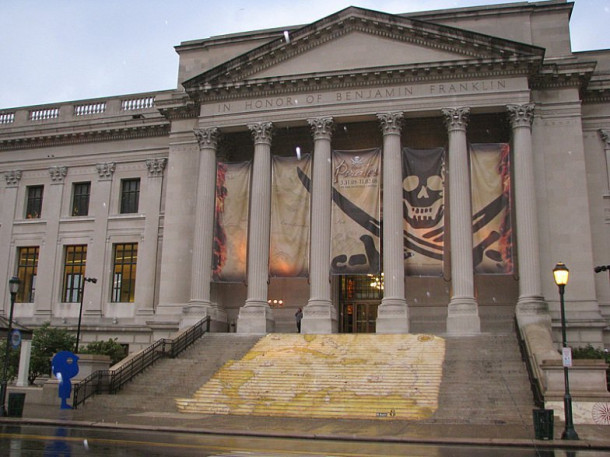 Philadelphia. Cathedral of Saints Peter and Paul. Shekspear memorial. Academy of Natural Sciences.