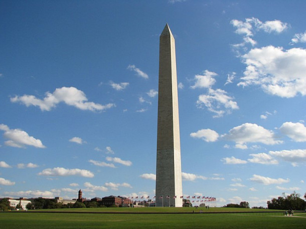 Washington. White House. Washington Monument