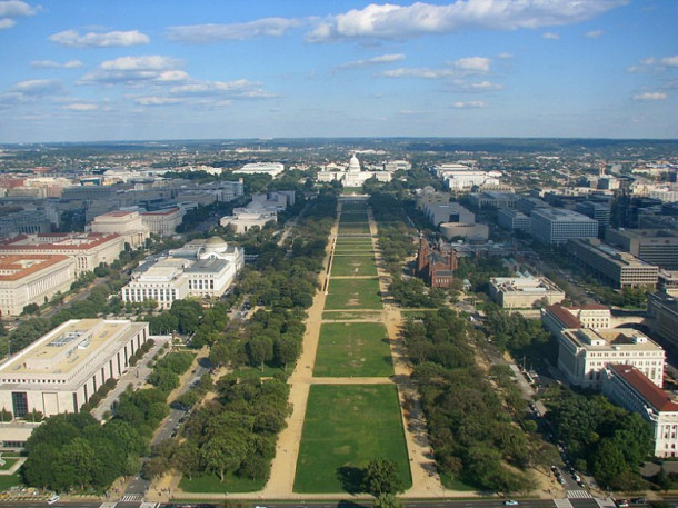 Washington. White House. Washington Monument