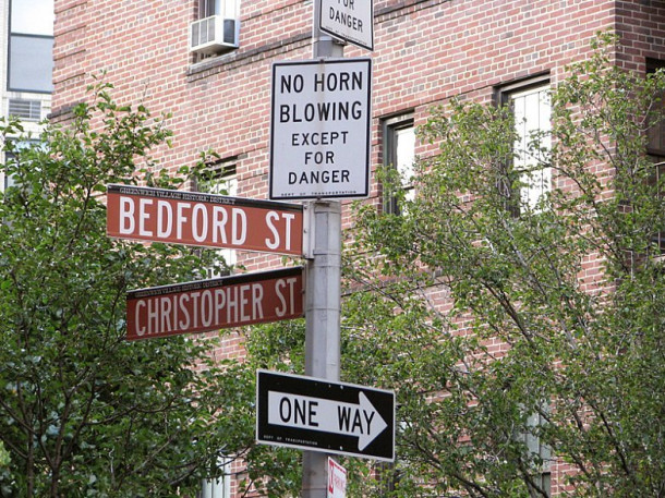 New York. SoHo, TriBeCa. Greenwich Village. Christopher Street.