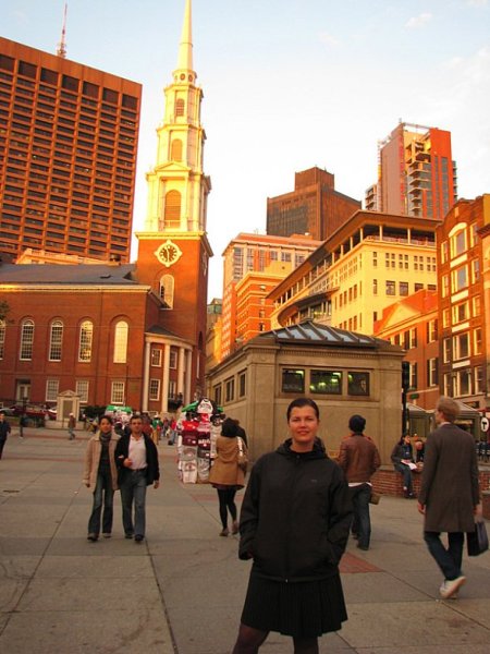 Boston. Old State House. Holokost. John Hancock Tower. Trinity Church.