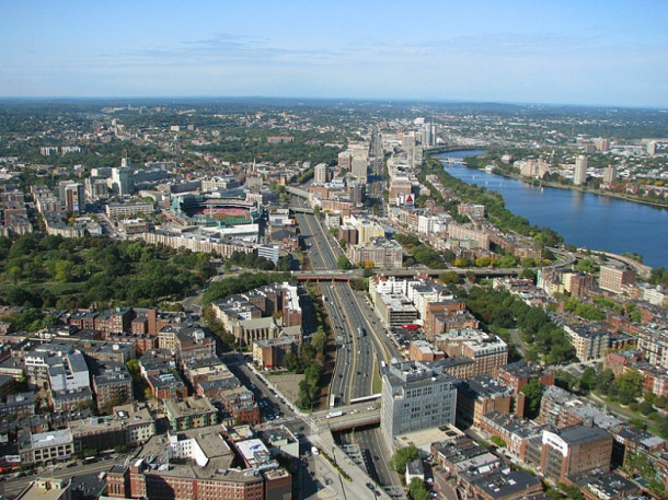 Boston. Prudential. Skywalk Observatory. New Old South Church. Christ-scientist center.