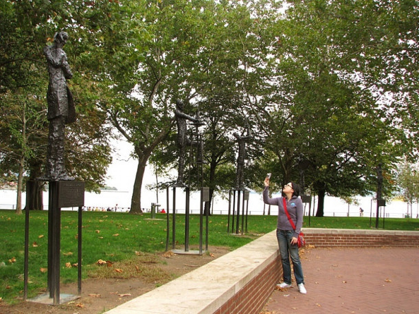 New York. Liberty Island. Statue of Liberty. Ellis Island.