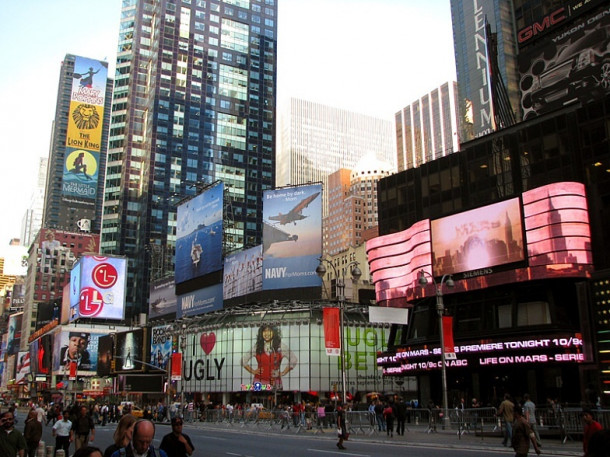 New York. Times Squere. Broadway musical.