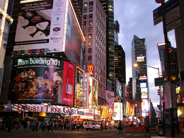 New York. Times Squere. Broadway musical.