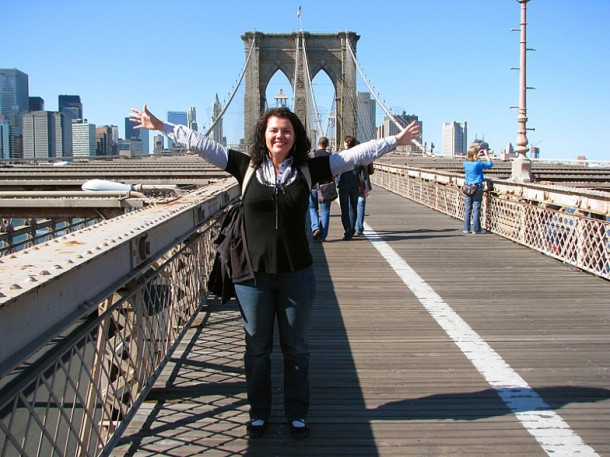 New York. Brooklyn Bridge. Manhattan Bridge.