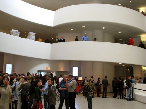 New York. Guggenheim Museum. Central park.