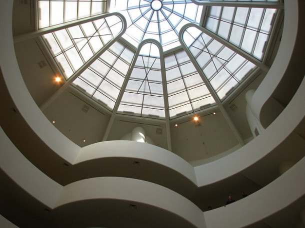 New York. Guggenheim Museum. Central park.