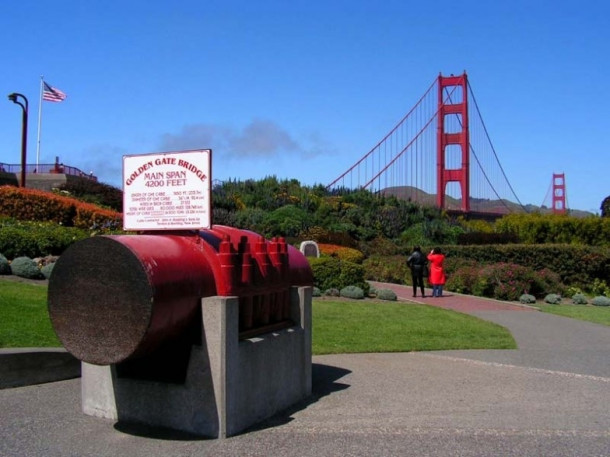 San Francisco. Golden Gate Bridge. Palace of Fine Arts. De Young Museum.