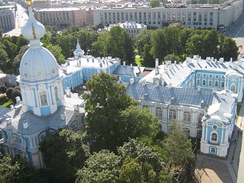 Петербург. Звонница Смольного собора.