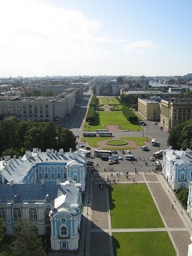 Петербург. Звонница Смольного собора.