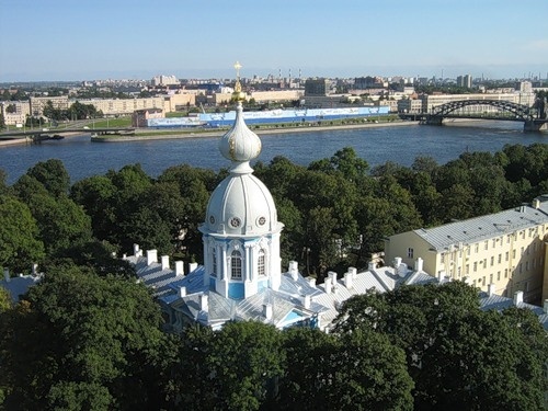 Петербург. Звонница Смольного собора.