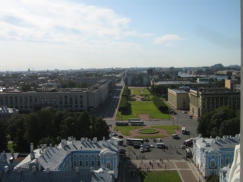 Петербург. Звонница Смольного собора.