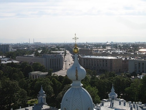 Петербург. Звонница Смольного собора.