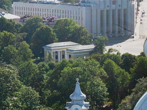 Петербург. Звонница Смольного собора.