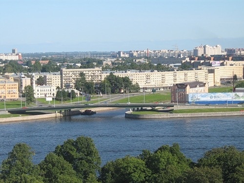 Петербург. Звонница Смольного собора.