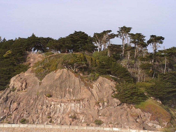 San Francisco. Pacific Ocean.