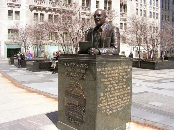 Chicago Tribune. Magnificent mile. Flamingo. City Hall.