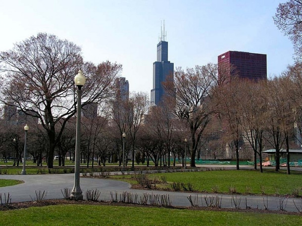 Chicago. Millennium park. Grant park.