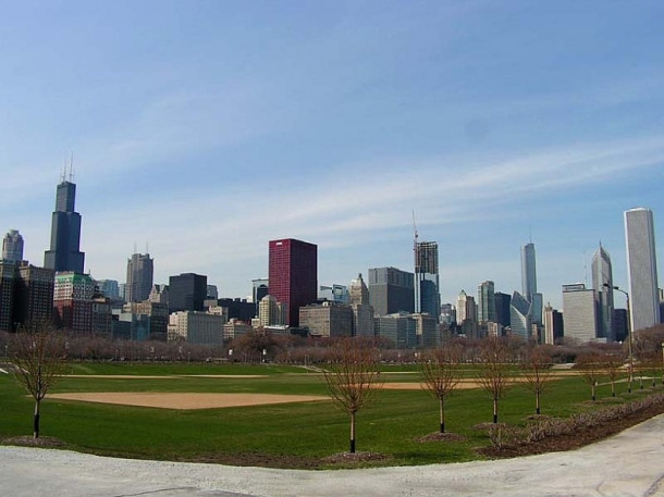 Chicago. Millennium park. Grant park.