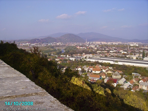 Осень 2008, Замок “Паланок” на вершине вулкана в Мукачево