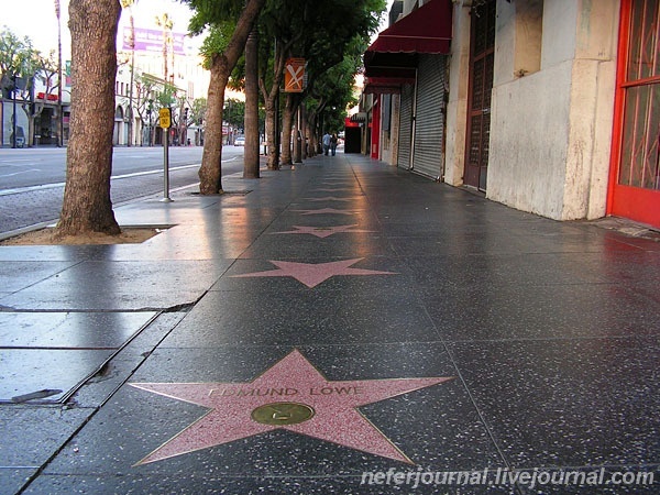 USA. Los Angeles. Hollywood Walk of Fame.