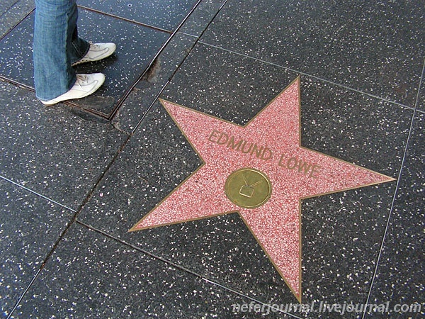 USA. Los Angeles. Hollywood Walk of Fame.